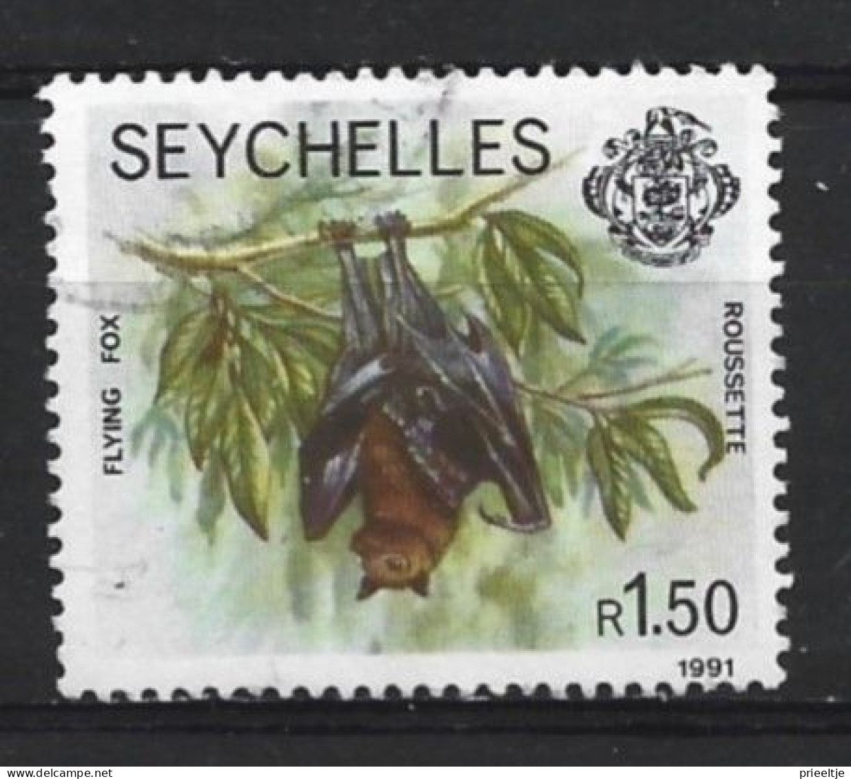 Seychelles 1977 Flying Fox  Y.T. 382 (0) - Seychelles (1976-...)