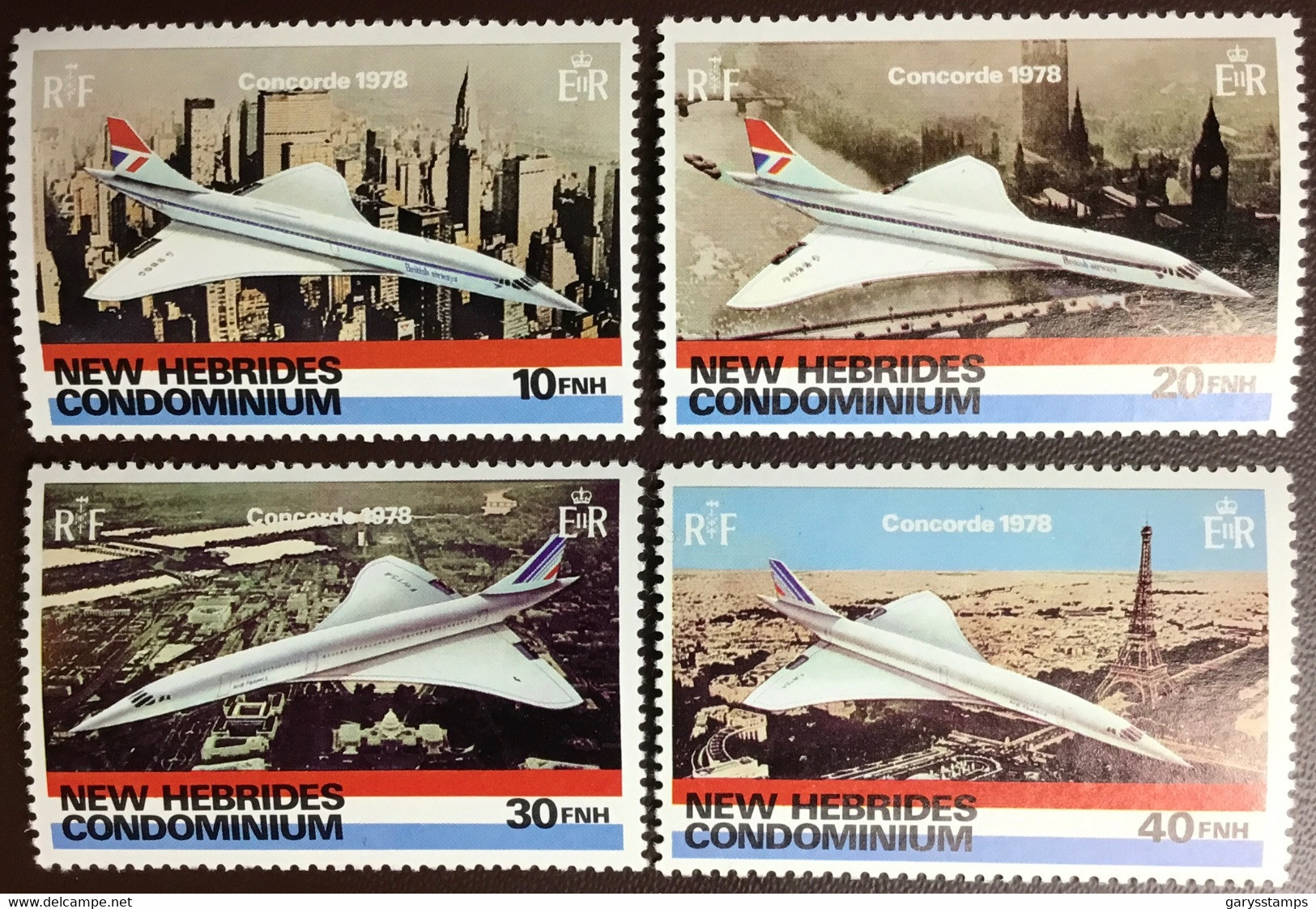 New Hebrides 1978 Concorde MNH - Ungebraucht