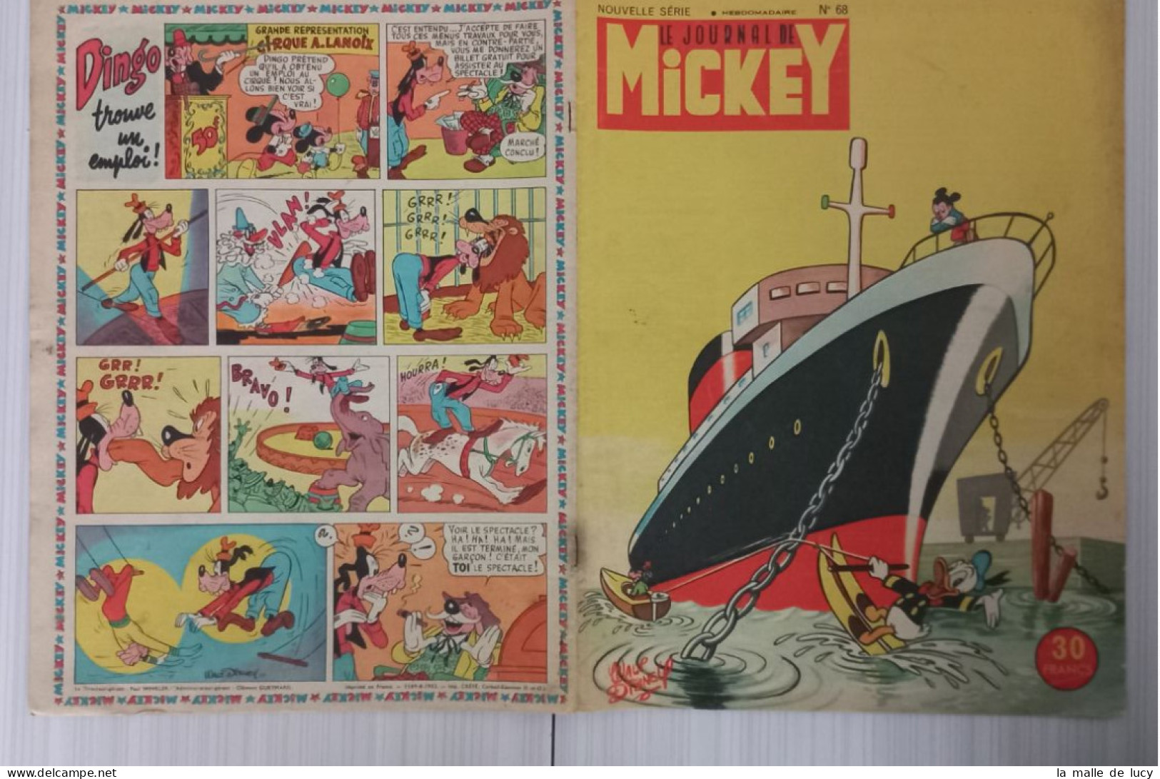Journal De Mickey N° 68 - 13/09/1953 - Journal De Mickey
