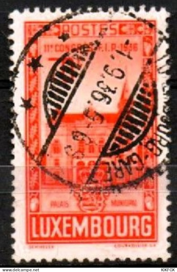 Luxembourg , Luxemburg ,1936, MI 292, FEDERATION INTERNATIONALE DE PHILATELIE, OBLITERE,GESTEMPELT - Used Stamps