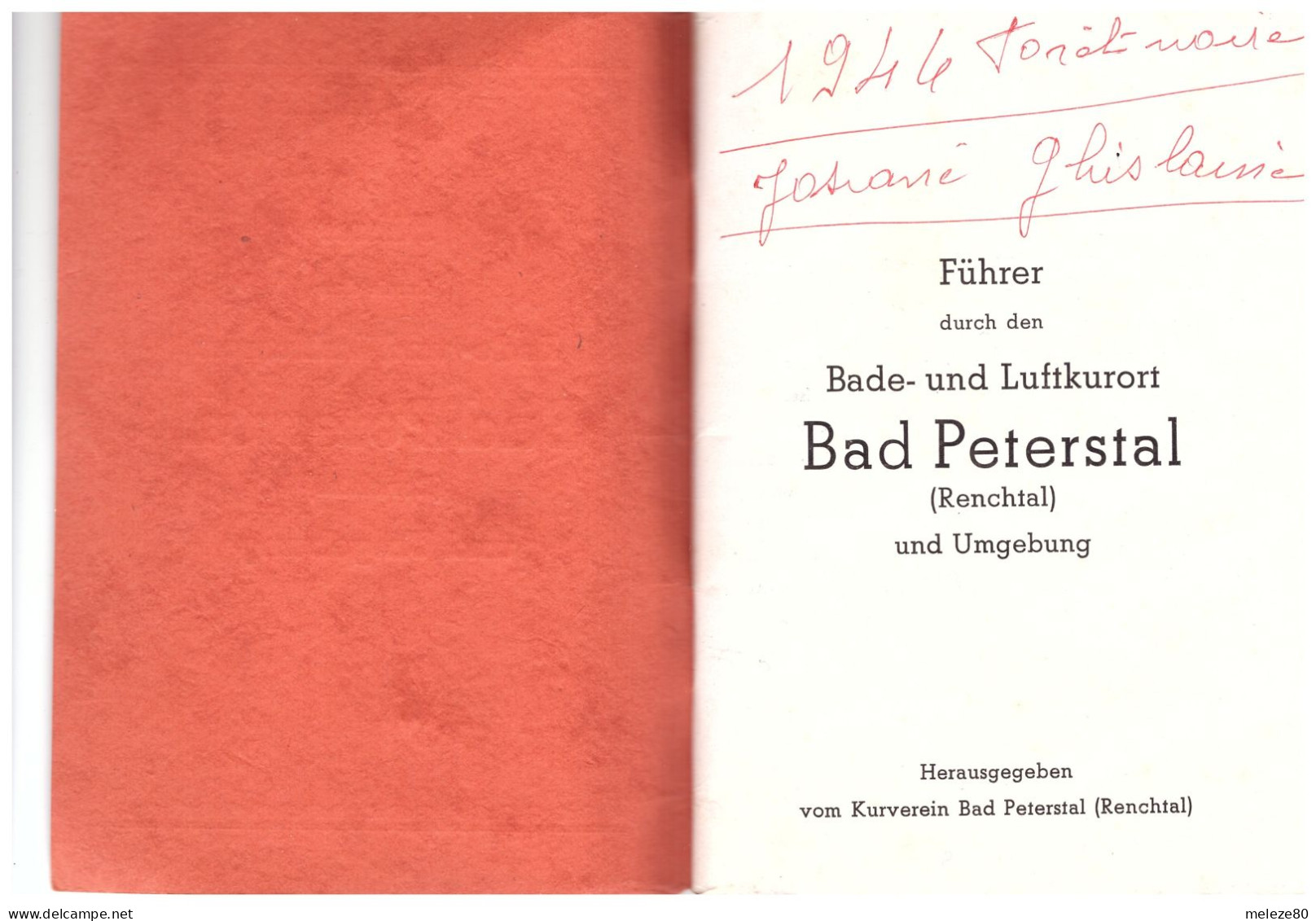 Allemagne  BAD PETERSTAL-GRIEBACH  Petite Brochure Vers 1930  7 Scans - Bad Peterstal-Griesbach