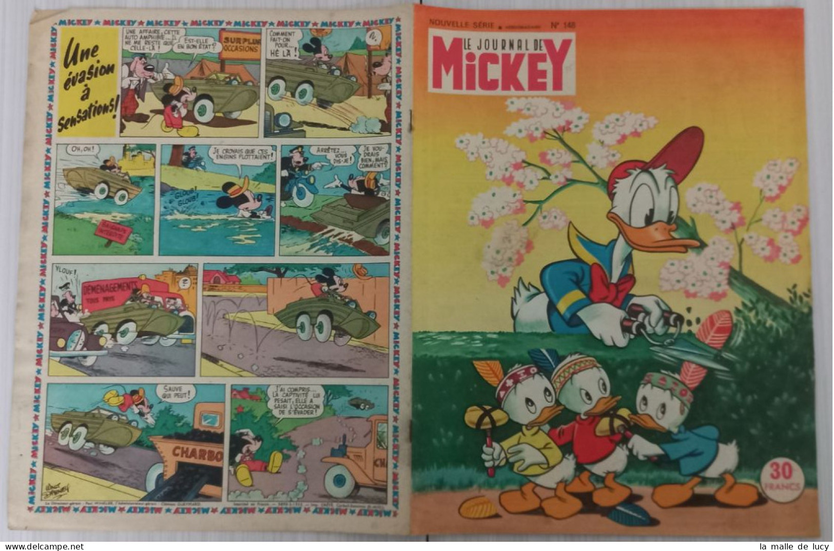 Journal De Mickey N° 148 - 27/03/1955 - Journal De Mickey