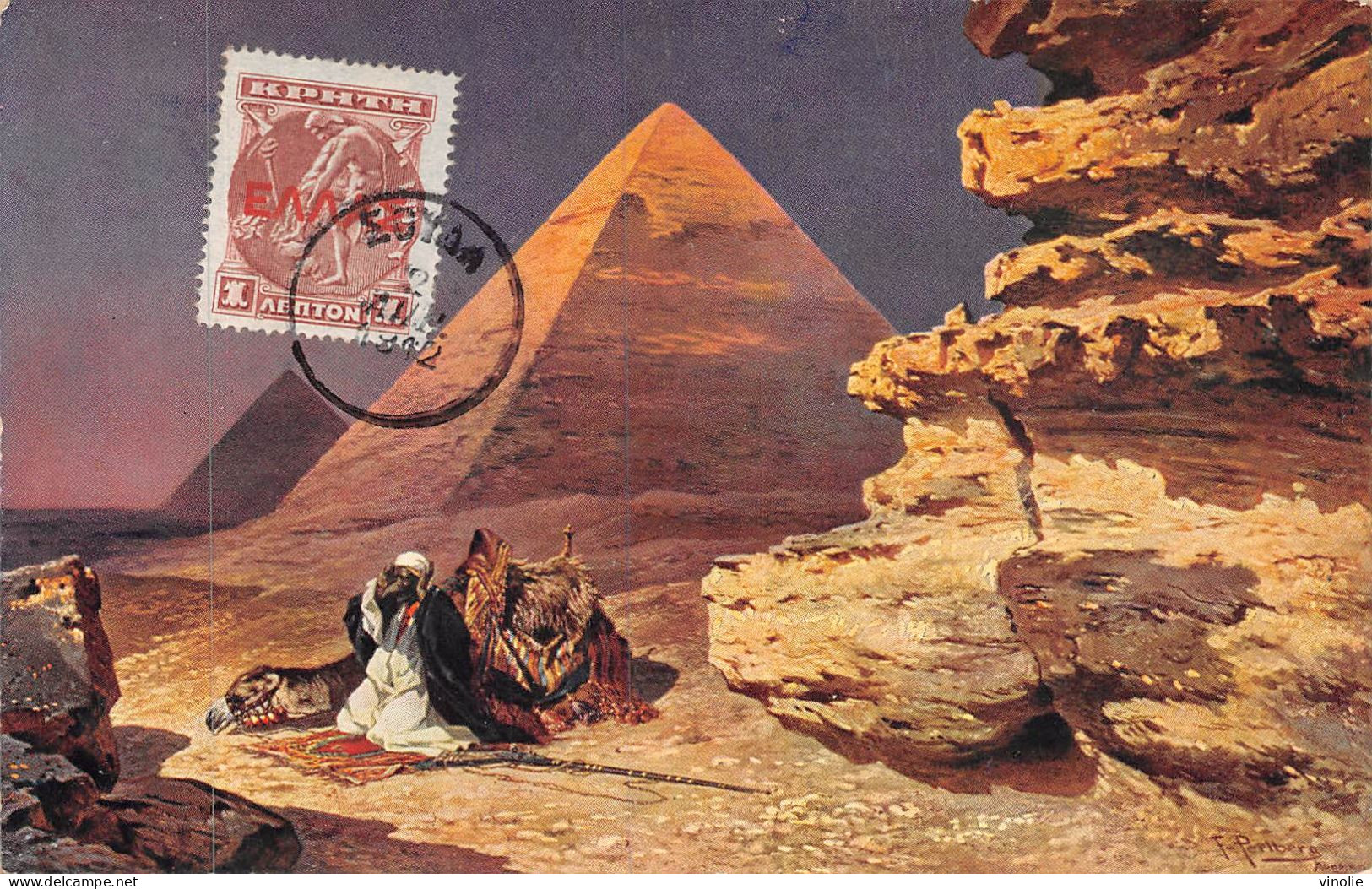 24-1627 : CARTE ILLUSTREE DES PYRAMIDES - Piramiden
