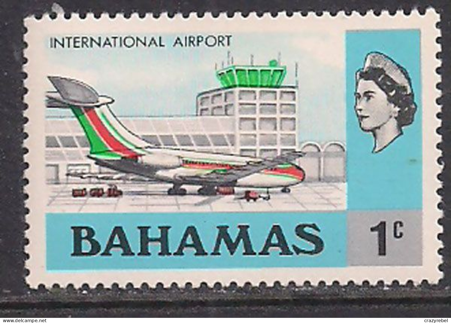 Bahamas 1971 QE2 1cents Airport SG 359 MNH ( H249 ) - 1963-1973 Autonomía Interna