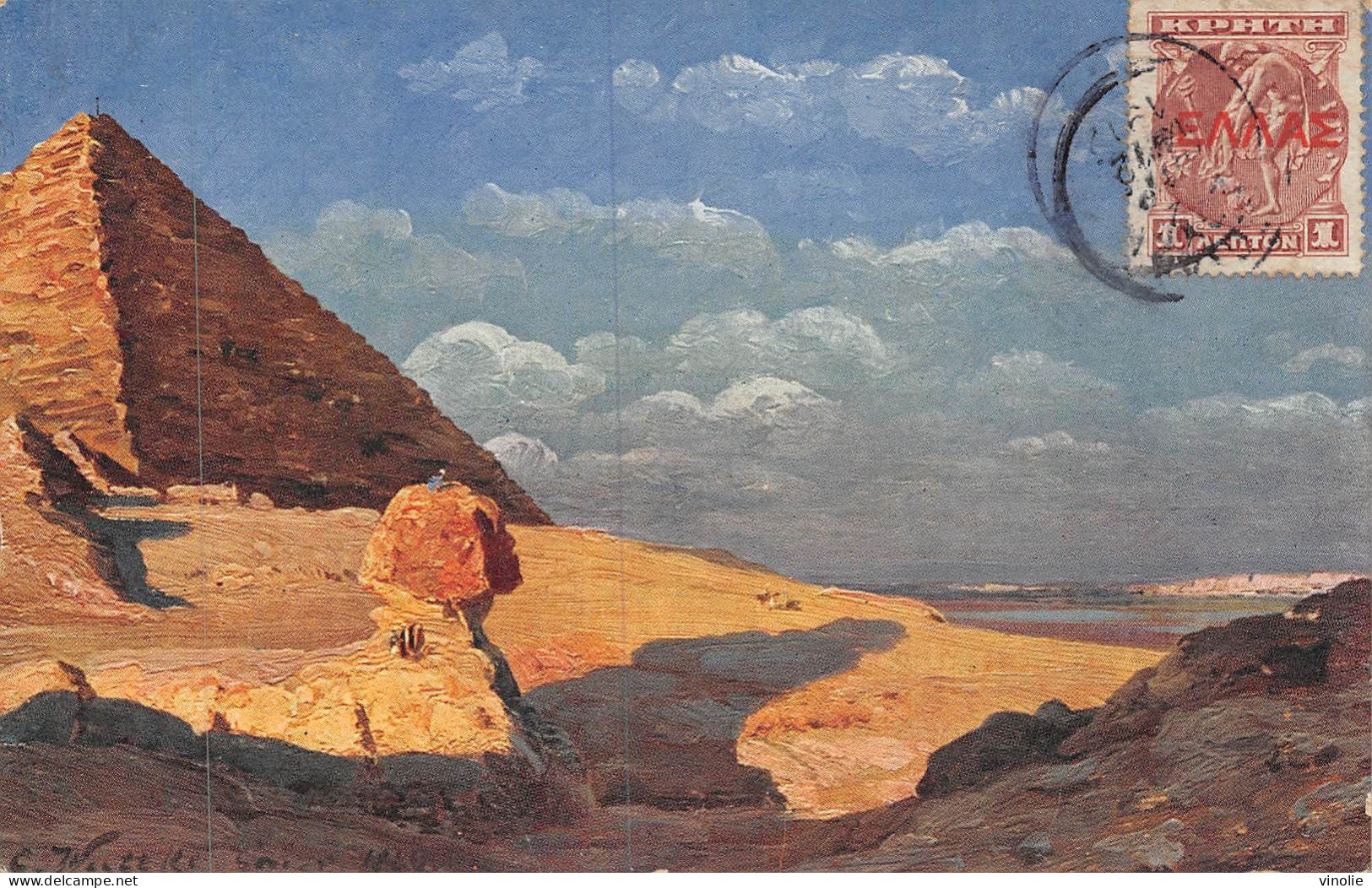 24-1629 : CARTE ILLUSTREE DES PYRAMIDES - Pyramides