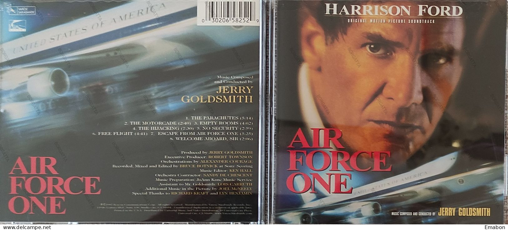 BORGATTA - FILM MUSIC  - Cd  HARRISON FORD - AIR FORCE ONE - VARESE SARABANDE 1997 - USATO In Buono Stato - Filmmuziek