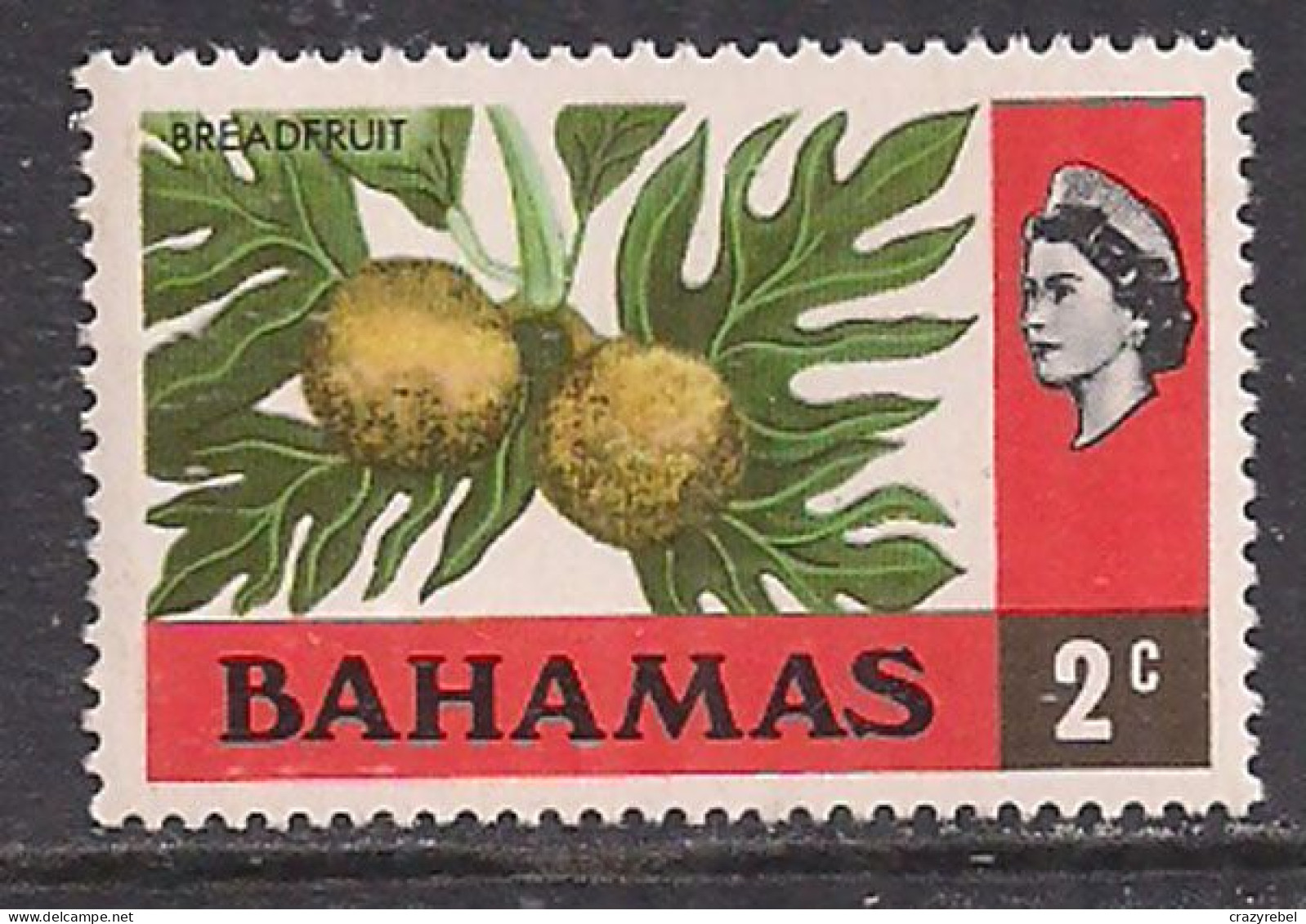 Bahamas 1971 QE2 2cents Breadfruit SG 360 MNH ( J1034 ) - 1963-1973 Autonomia Interna