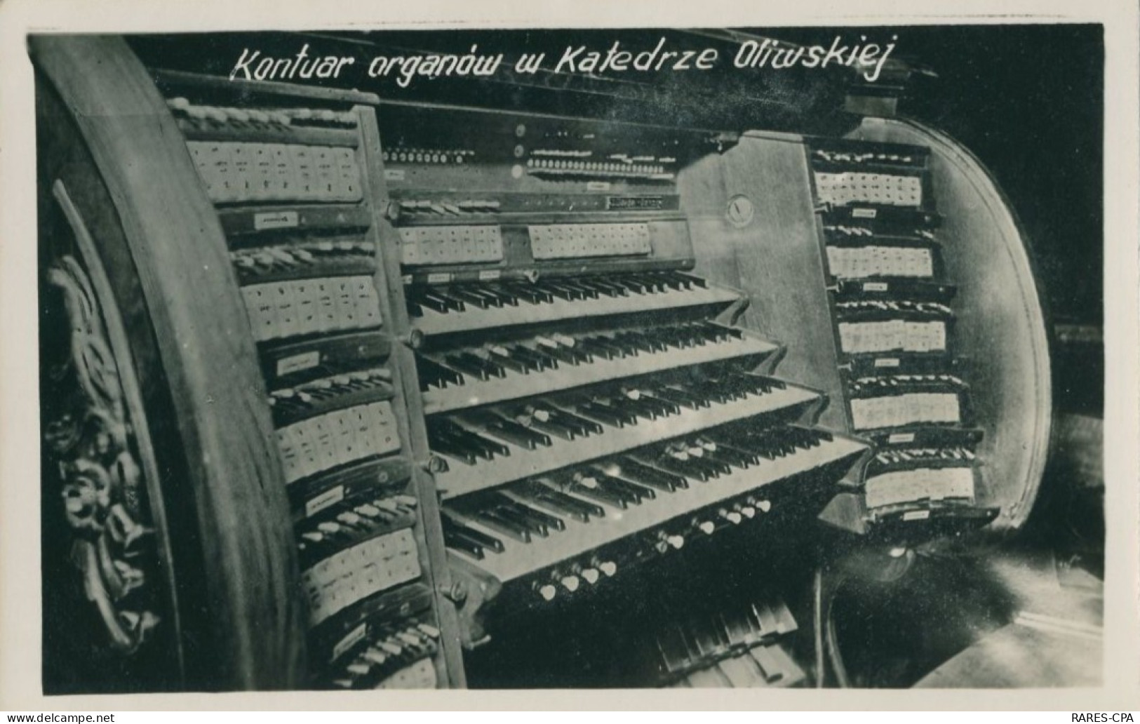 POLOGNE - Kontuar Organow W Katedrze Oliwskiej . - Cpa Photo Originale - TB - Polen