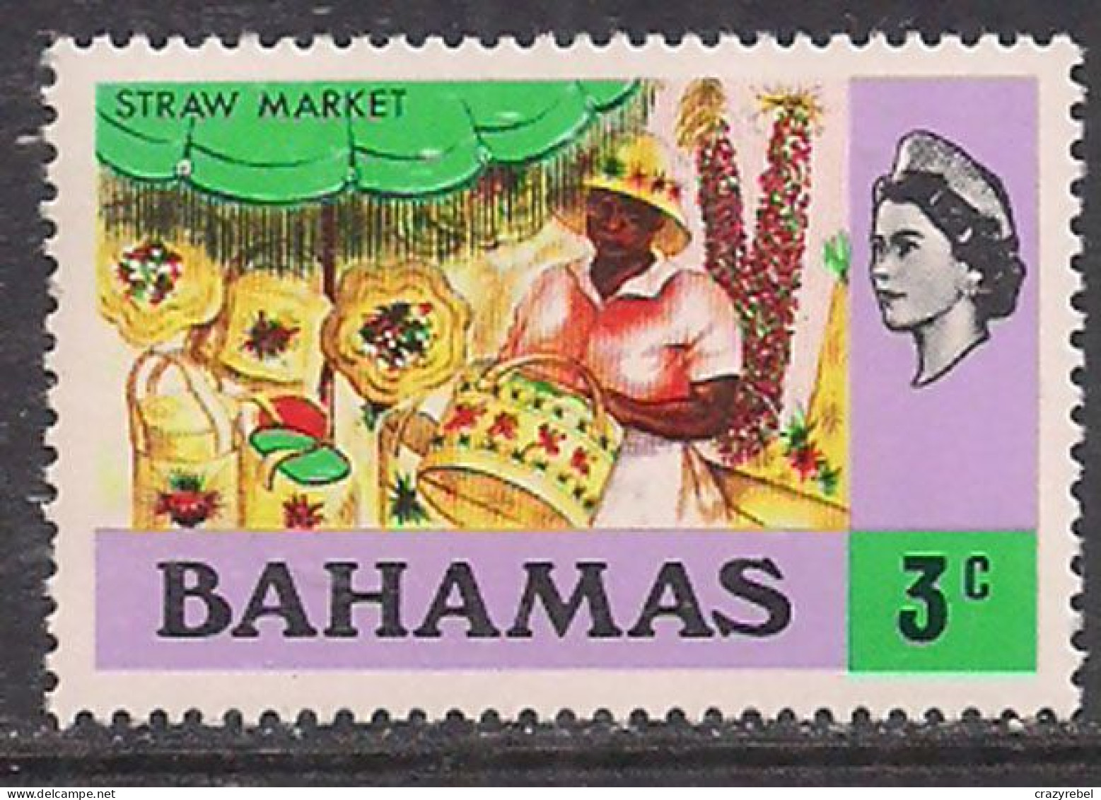 Bahamas 1971 QE2 3cents Market SG 361 MNH ( H578 ) - 1963-1973 Ministerial Government