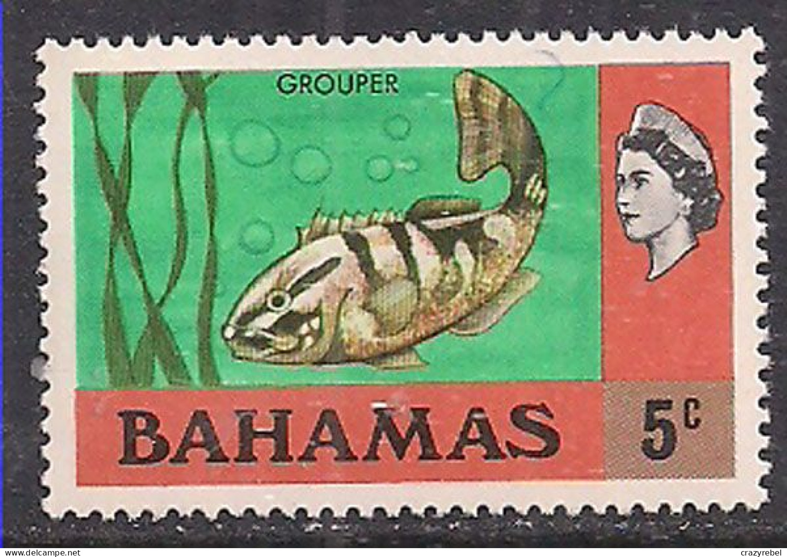 Bahamas 1971 QE2 5c  Fish  SG 363 MNH ( E335 ) - 1963-1973 Autonomía Interna