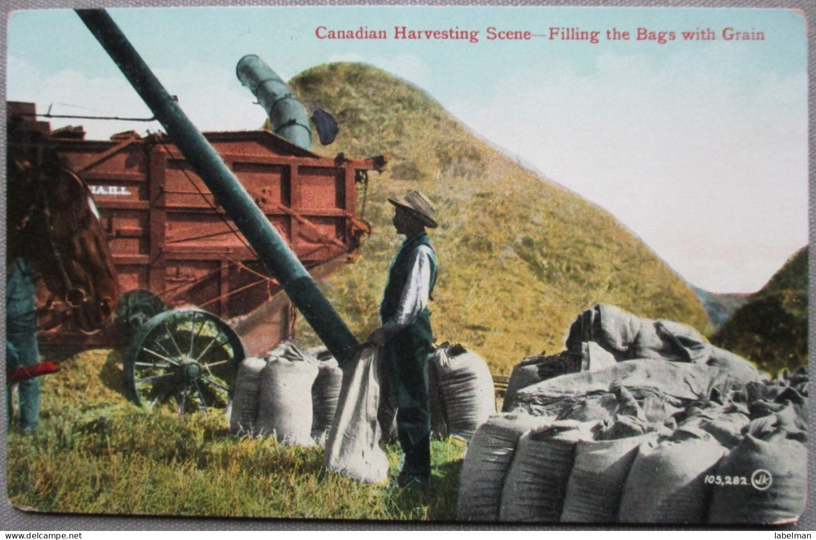 CANADA GRAIN HARVESTING KARTE CARD POSTKARTE ANSICHTSKARTE CARTOLINA POSTCARD CARTE POSTALE - Huntsville