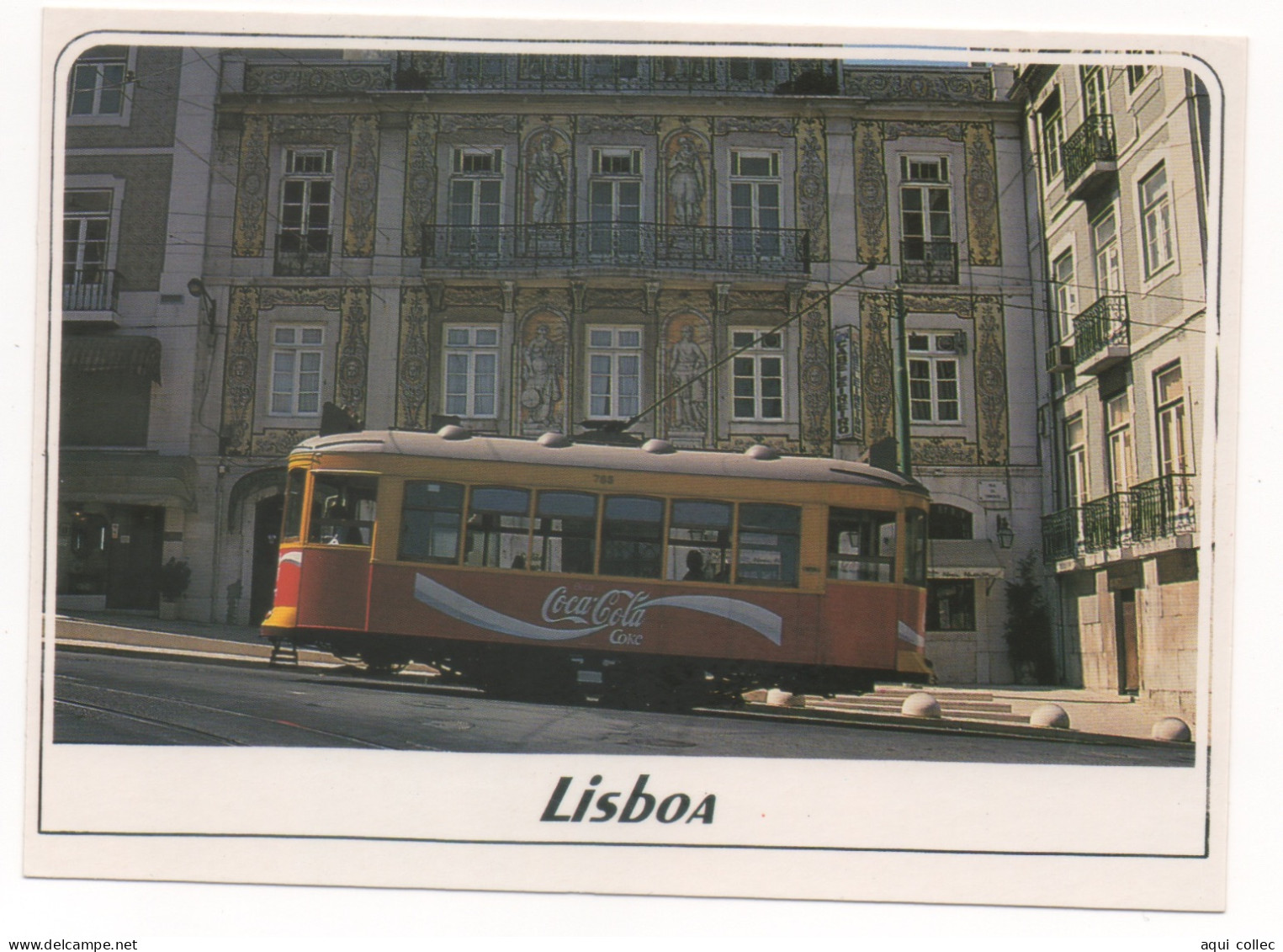 LISBONNE - LARGO RAFAEL BORDALO PINHEIRO - Strassenbahnen