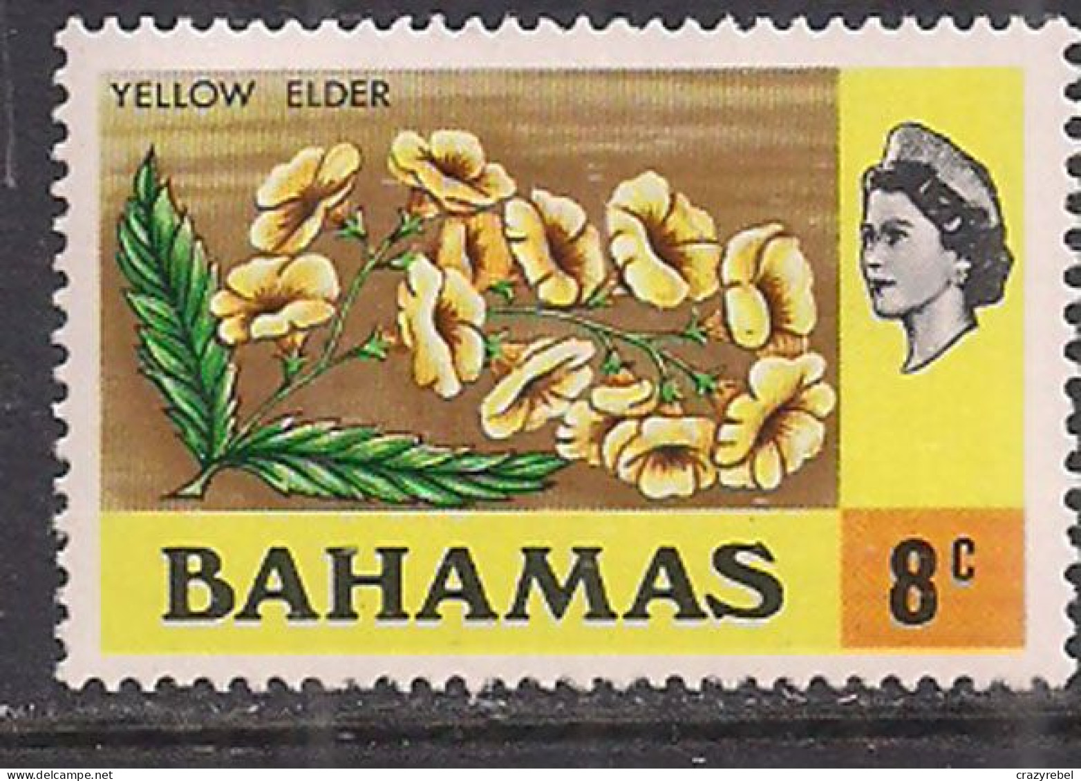 Bahamas 1971 QE2 8cents Flowers SG 366 MNH ( H540 ) - 1963-1973 Interne Autonomie