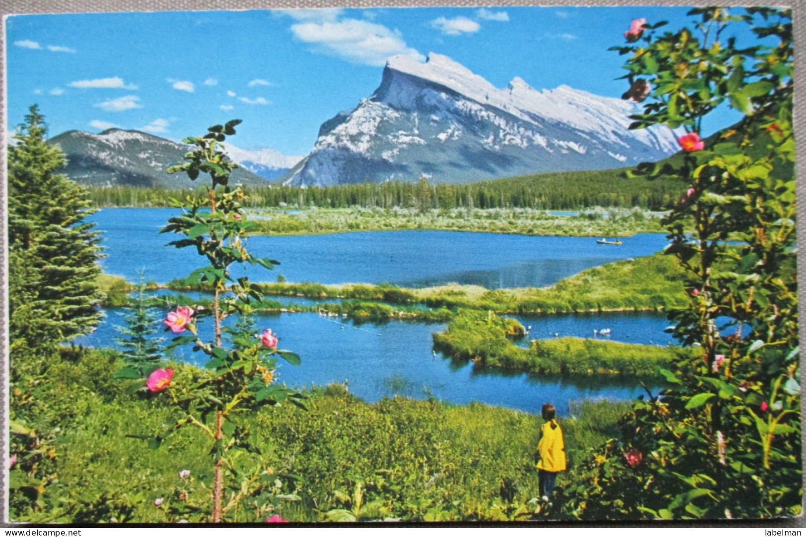 CANADA CANADIAN ROCKIES MOUNT RUNDLE VERMILLION LAKE KARTE CARD POSTKARTE ANSICHTSKARTE CARTOLINA POSTCARD CARTE POSTALE - Huntsville