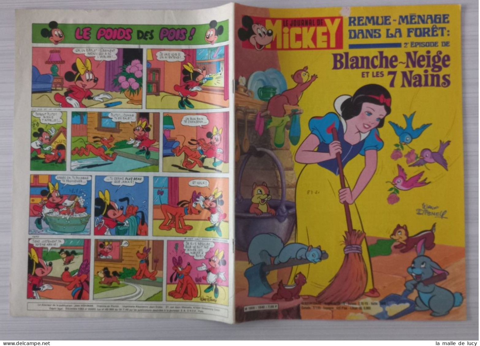 Journal De Mickey N° 1640 - 04/12/1983 - Journal De Mickey