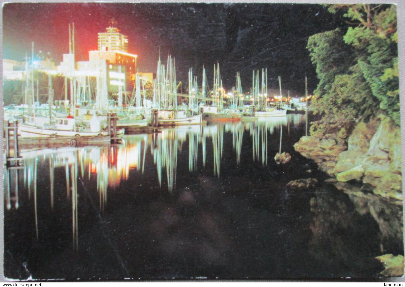 CANADA BRITISH COLUMBIA BC NANAIMO HARBOUR PORT KARTE CARD POSTKARTE ANSICHTSKARTE CARTOLINA POSTCARD CARTE POSTALE - Huntsville