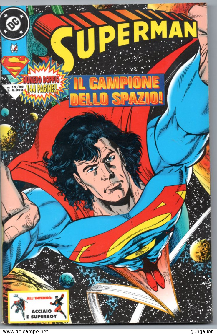 Superman (Play Press 1994) N. 19/20  Numero Doppio - Super Héros