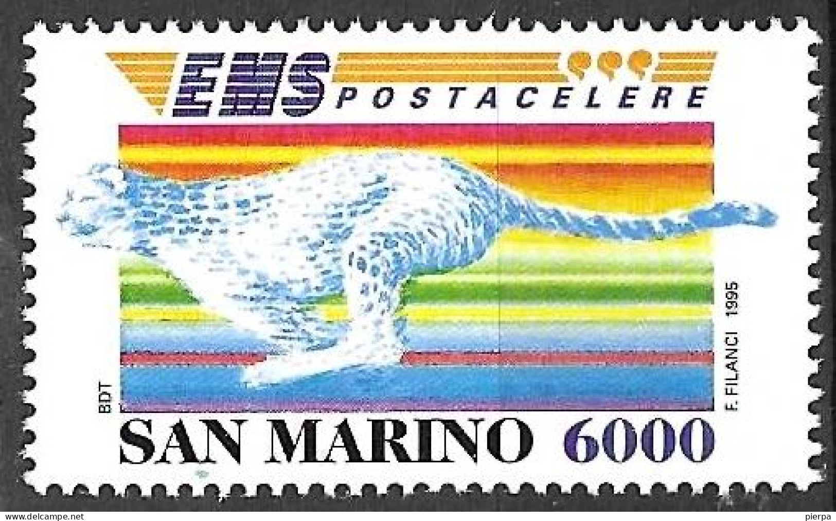 SAN MARINO - 1995 - POSTACELERE - NUOVO MNH** ( YVERT 1432 - MICHEL 1662 - SS  1639) - Luftpost