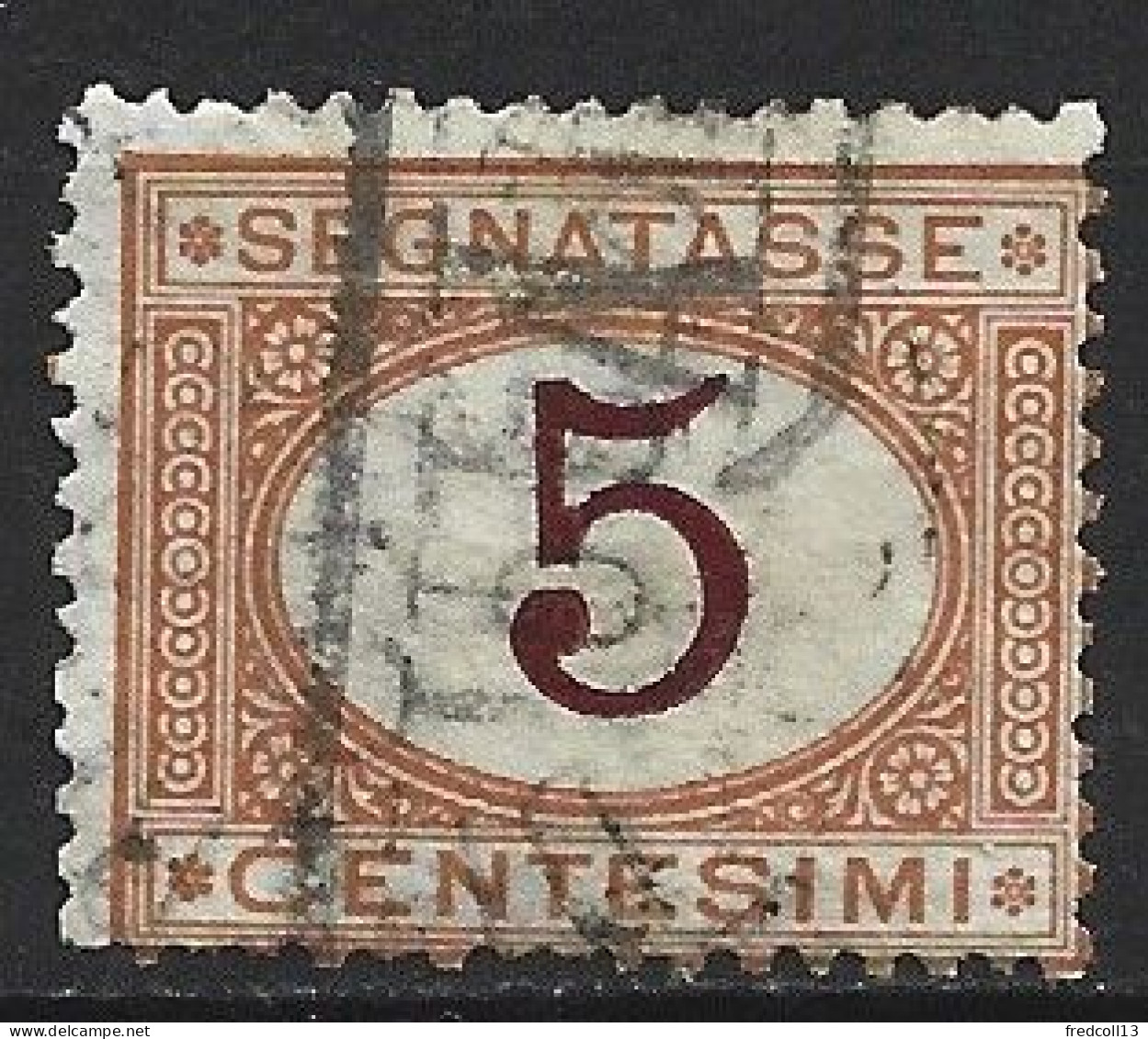 ITALIE TAXE 5 Oblitéré Côte 1 € - Postage Due