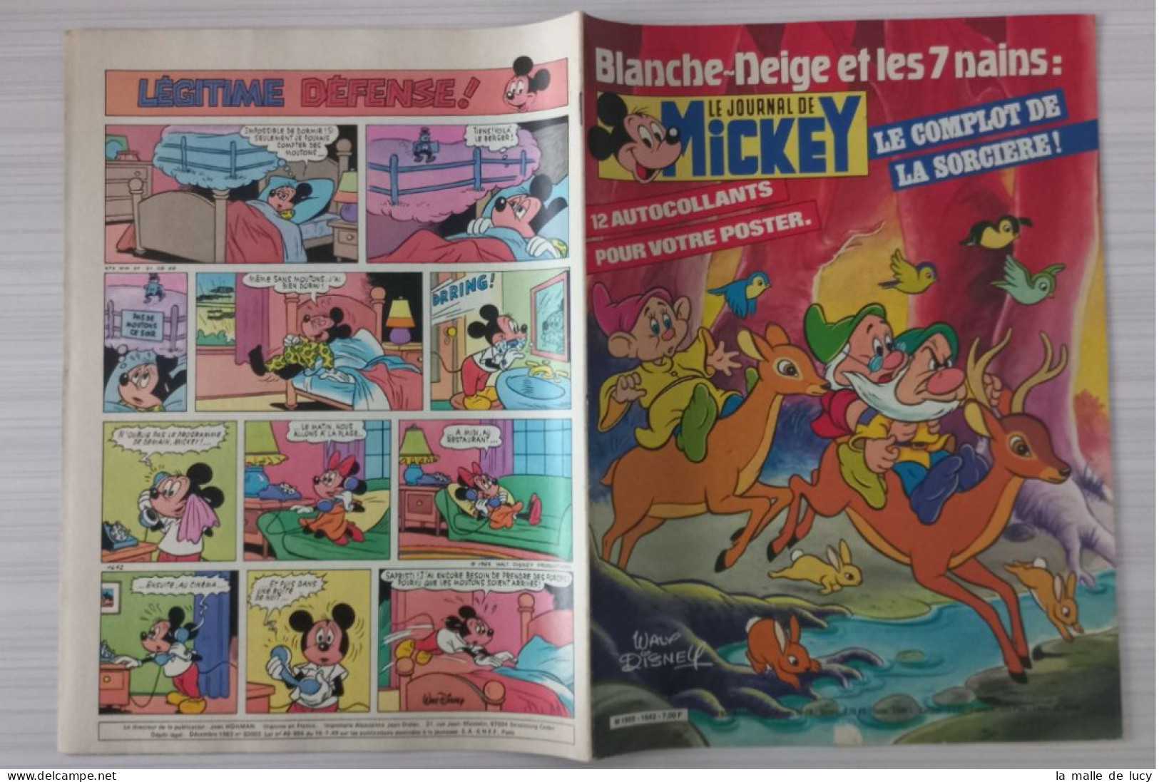 Journal De Mickey N° 1642 - 12/12/1983 - Journal De Mickey
