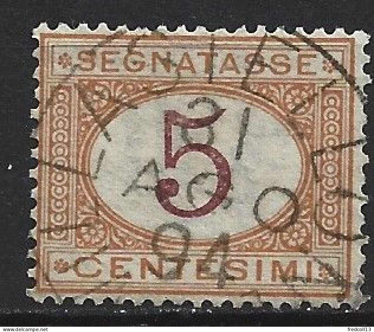 ITALIE TAXE 5 Oblitéré Côte 1 € - Postage Due