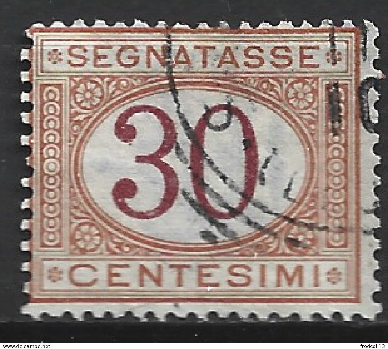 ITALIE TAXE 8 Oblitéré Côte 1 € - Postage Due