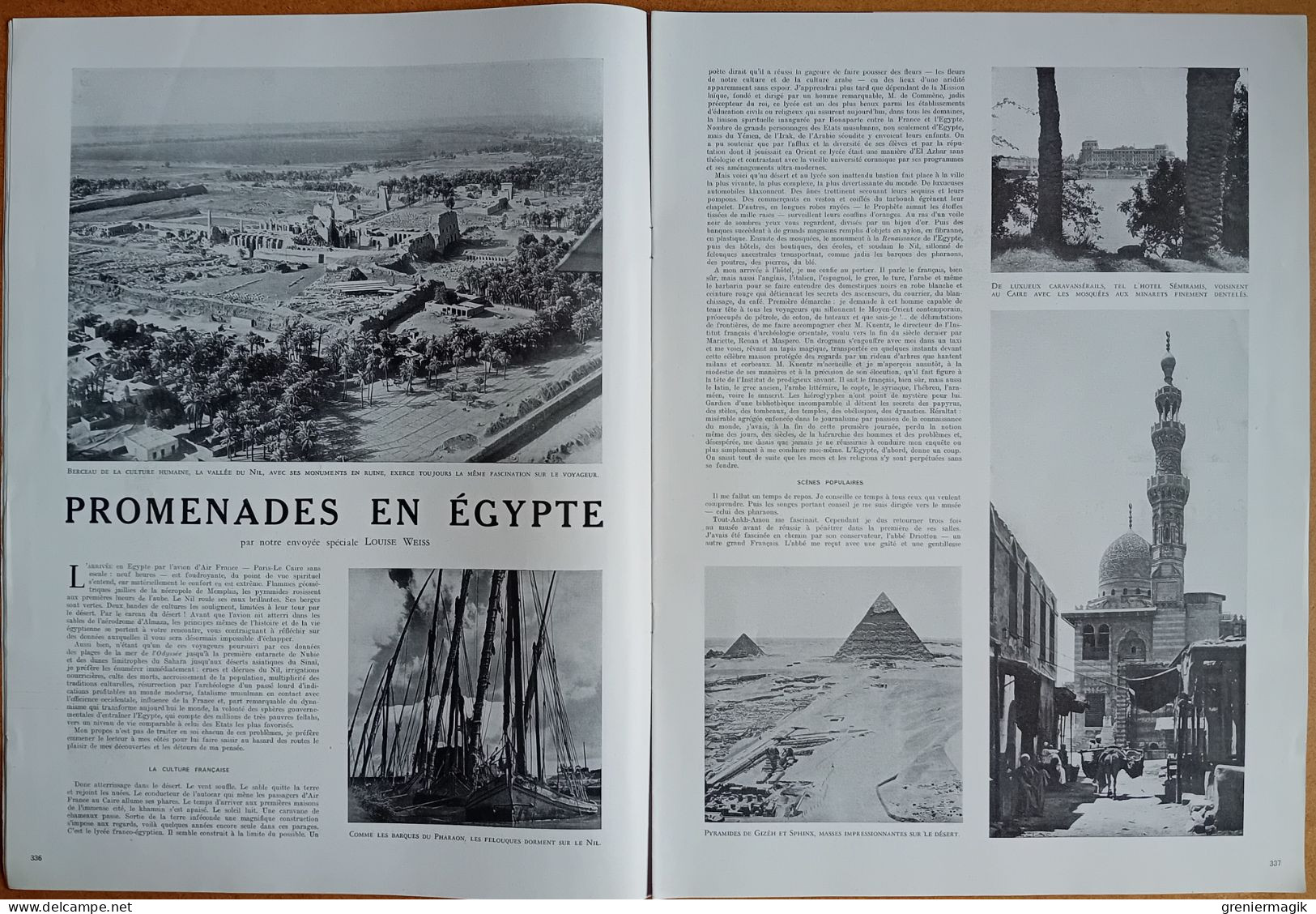 France Illustration N°182 09/04/1949 Pacte De L'Atlantique Nord/Syrie/Sao-Paulo Brésil/Egypte/Van Dongen/Mode Dior Ricci - Allgemeine Literatur