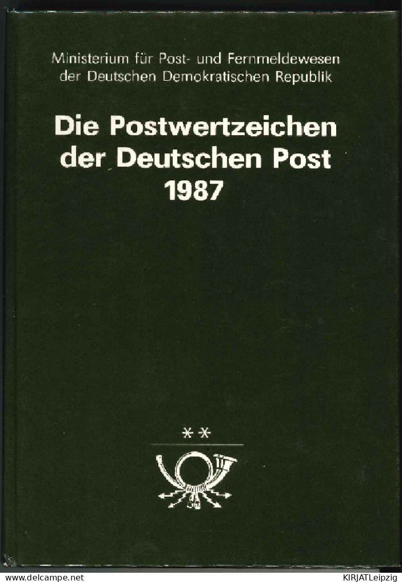 Die Postwertzeichen Der Deutschen Post 1987. - Alte Bücher
