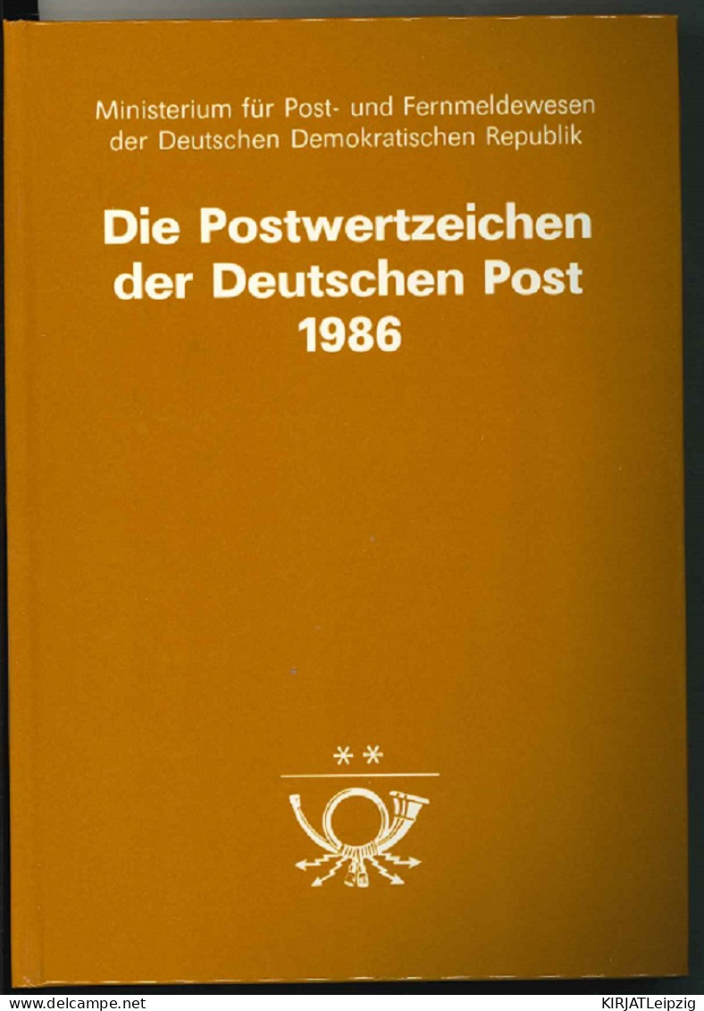 Die Postwertzeichen Der Deutschen Post 1986. - Oude Boeken