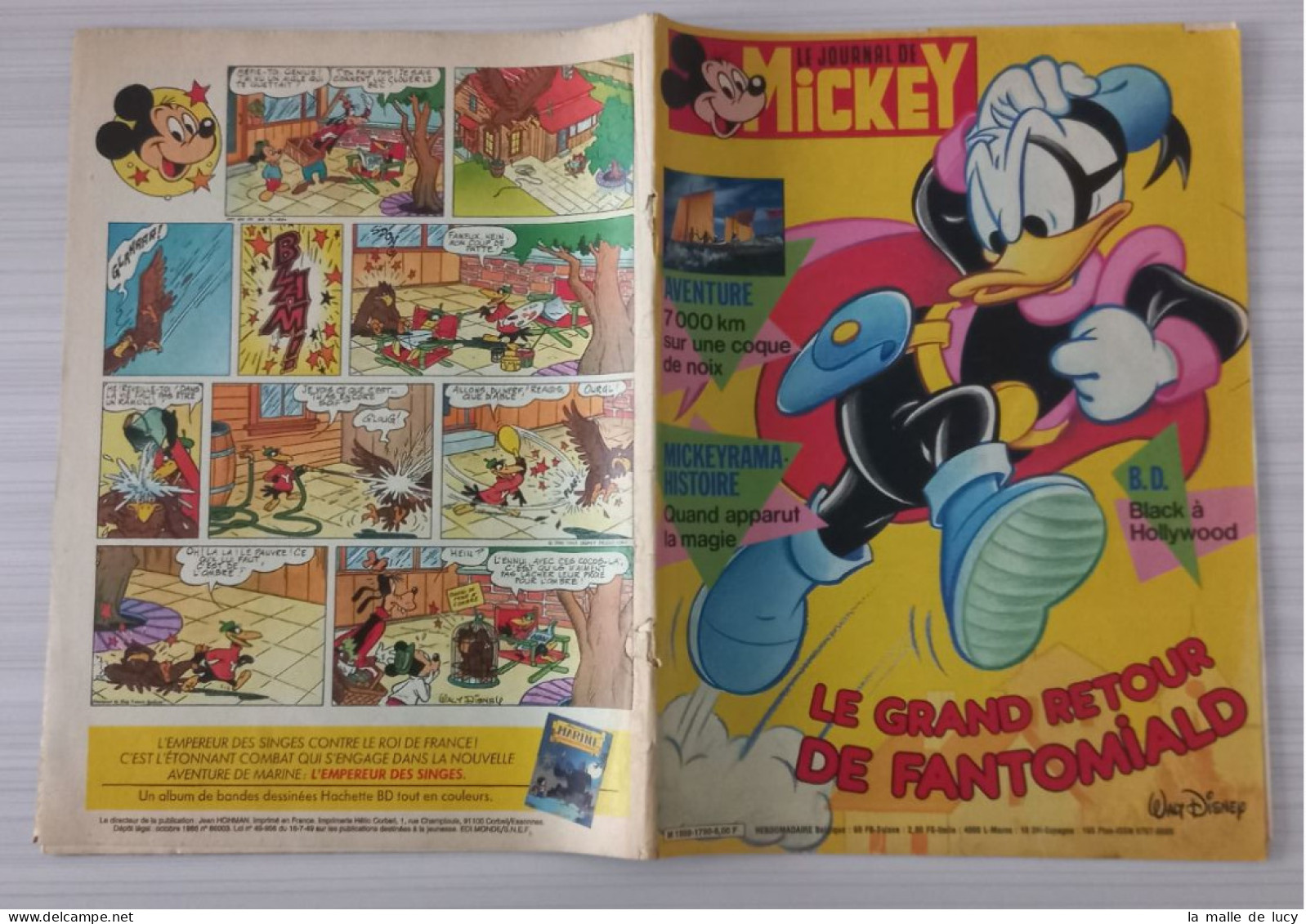 Journal De Mickey N° 1790 -18/10/1986 - Journal De Mickey