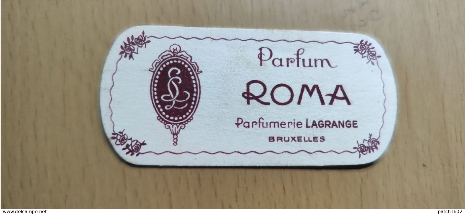 *CARTE PARFUM ROMA  PARFUMERIE LAGRANGE - Non Classés