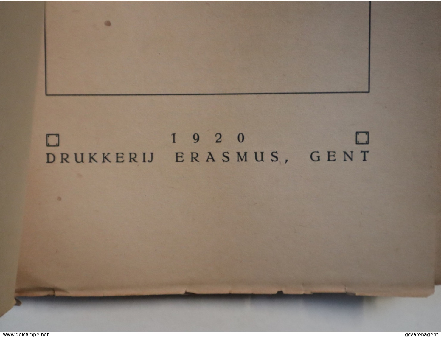 VOOR MIJN LAND IN OORLOGSNOOD - L.VAN PUYVELDE 1920 -  188 BLZ - REDELIJKE STAAT - 26 X 17 CM  ZIE AFBEELDINGEN - Guerre 1914-18