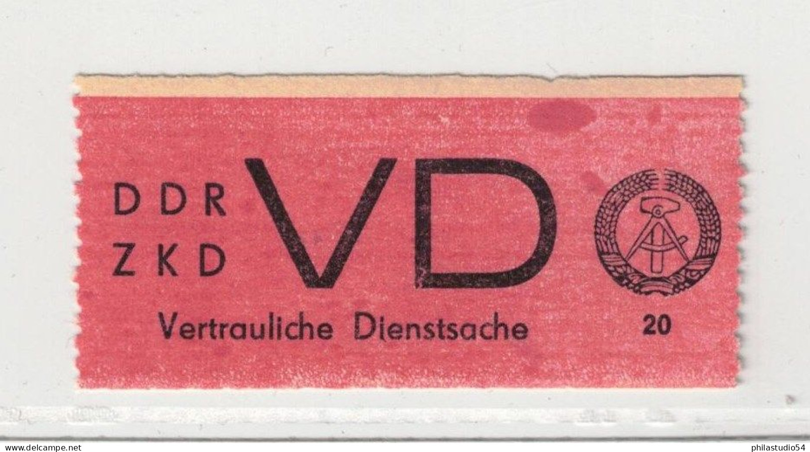 1965, ; DIENST D Vertrauliche Dienstsache - Nichelnummer 1  Postfrisch - Neufs