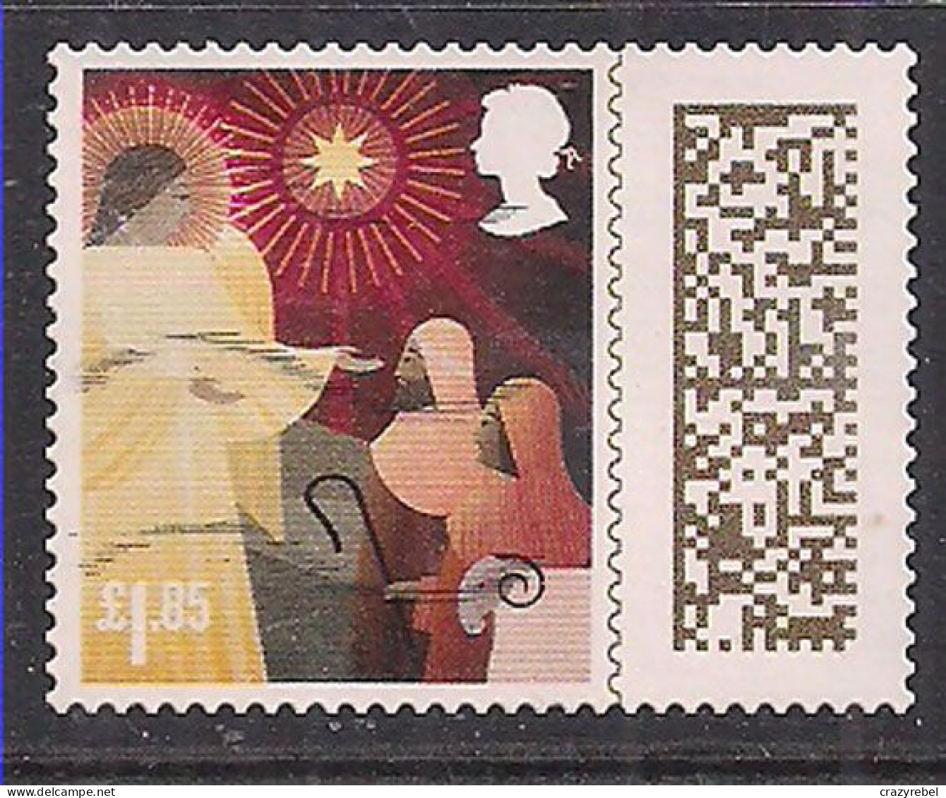 GB 2022 QE2 £1.85 Christmas Angels & Shepherd Used SG 4736 ( 67 ) - Used Stamps
