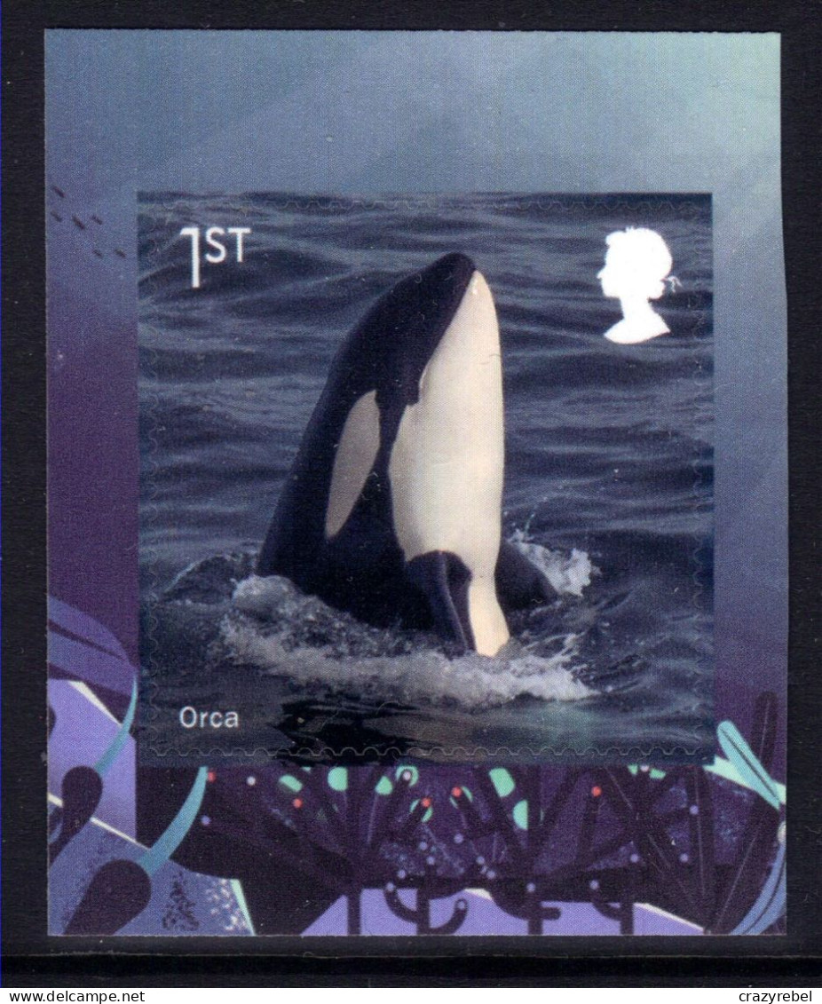 GB 2021 QE2 1st Wild Coasts Orca Whale Umm Self Adhesive SG 4553 Ex PM 81 ( L806 ) - Unused Stamps
