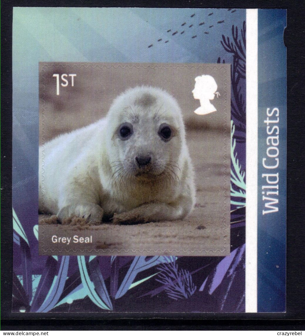 GB 2021 QE2 1st Wild Coasts Grey Seal Umm Self Adhesive SG 4554 Ex PM 81 ( M560 ) - Ongebruikt