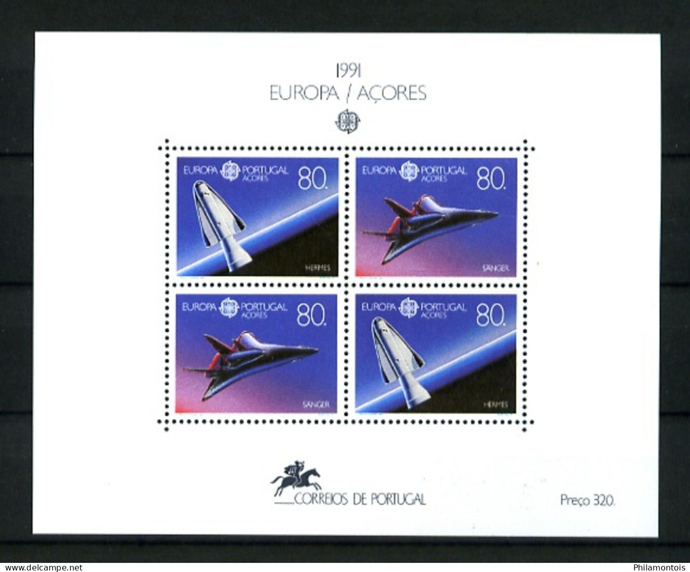 EUROPA - Année 1991 - L'Europe et l'Espace - 81 valeurs + 5 blocs - Neufs N** - Très beaux - Cote env. 325 Eur.