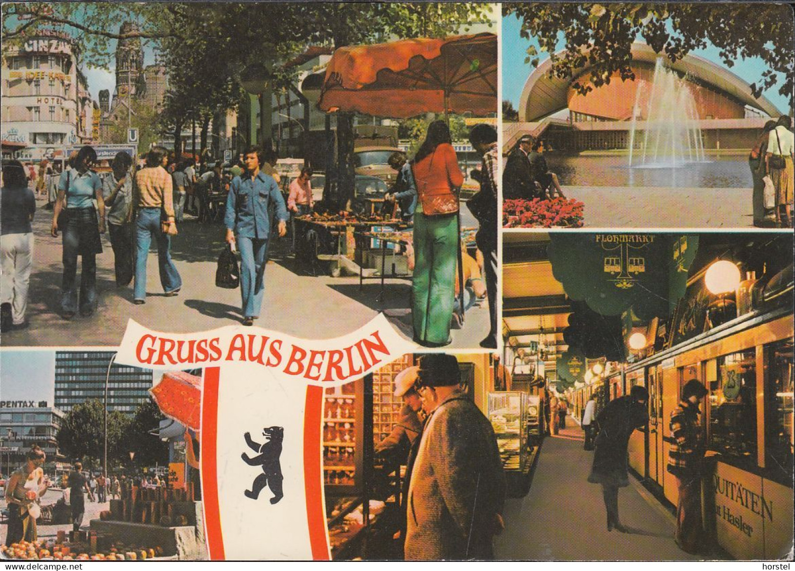 D-12... Berlin - Ansichten - Kurfürstendamm Mit Händler - Flohmarkt Nollendorfplatz - Kongreßhalle - Lankwitz