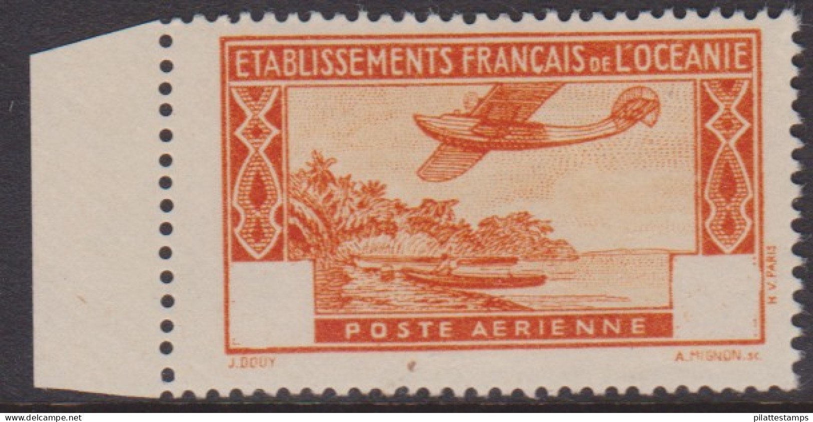 Océanie PA 16a** Variété Valeur Omise - Other & Unclassified