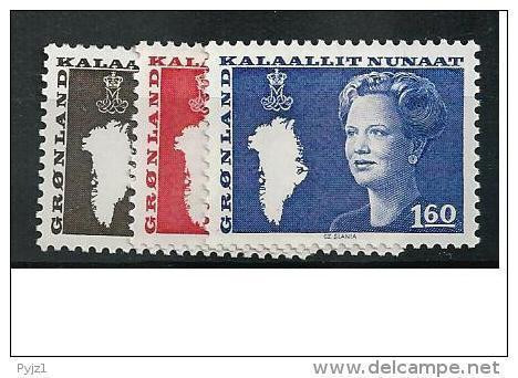 1980 MNH Greenland, Mi 120-2 Postfris** - Unused Stamps