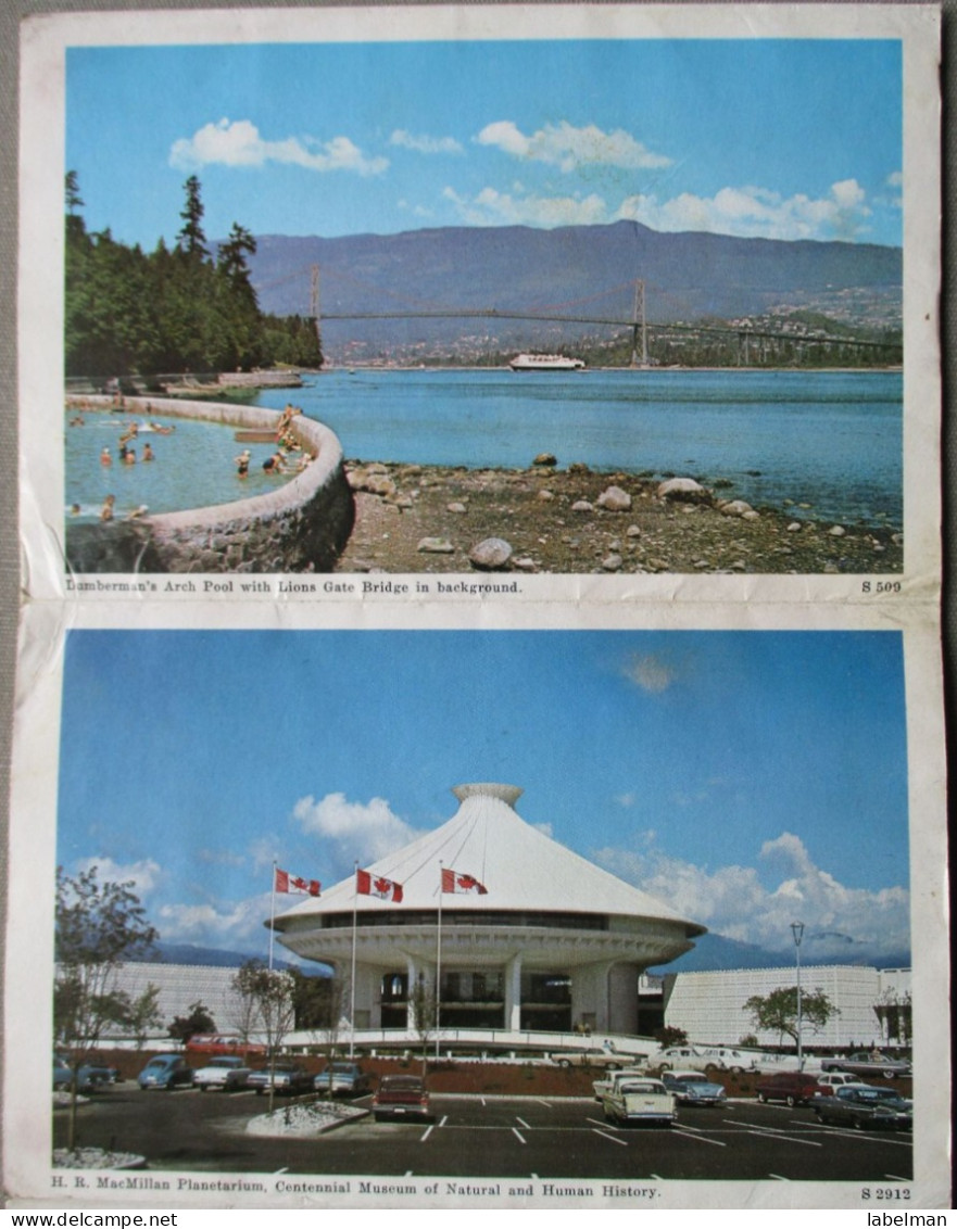 CANADA BRITISH COLUMBIA BC VANCOUVER BOOKLET KARTE CARD POSTKARTE ANSICHTSKARTE CARTOLINA POSTCARD CARTE POSTALE