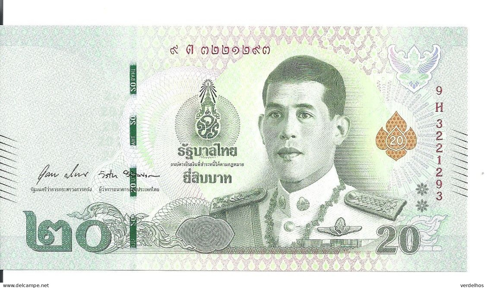 THAILANDE 20 BAHT ND2019 UNC P 135 - Tailandia