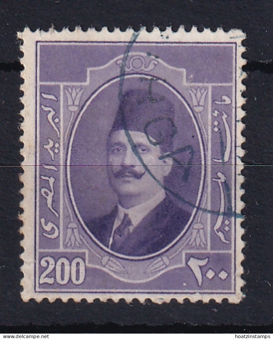 Egypt: 1923   King Fuad I  SG121    200m     Used - Used Stamps