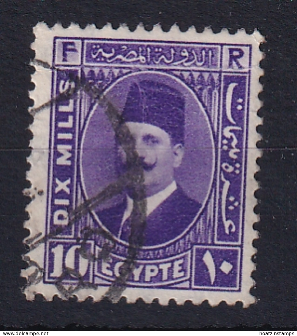 Egypt: 1927   King Fuad I   SG157   10m    Used - Used Stamps