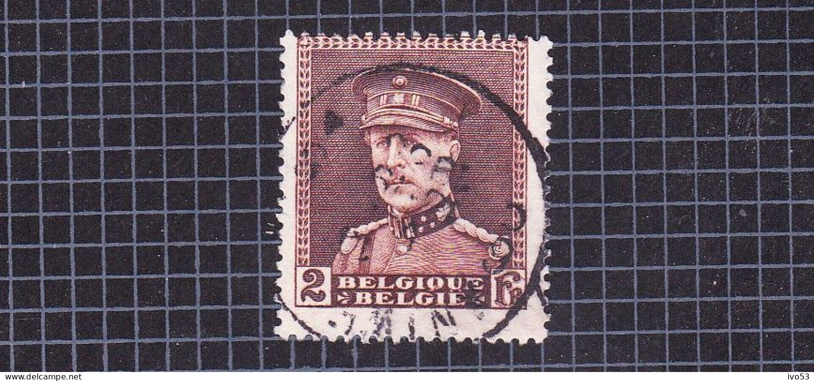 1931 Nr 321 Gestempeld (zonder Gom).Albert I Met Kepi. - 1931-1934 Quepis