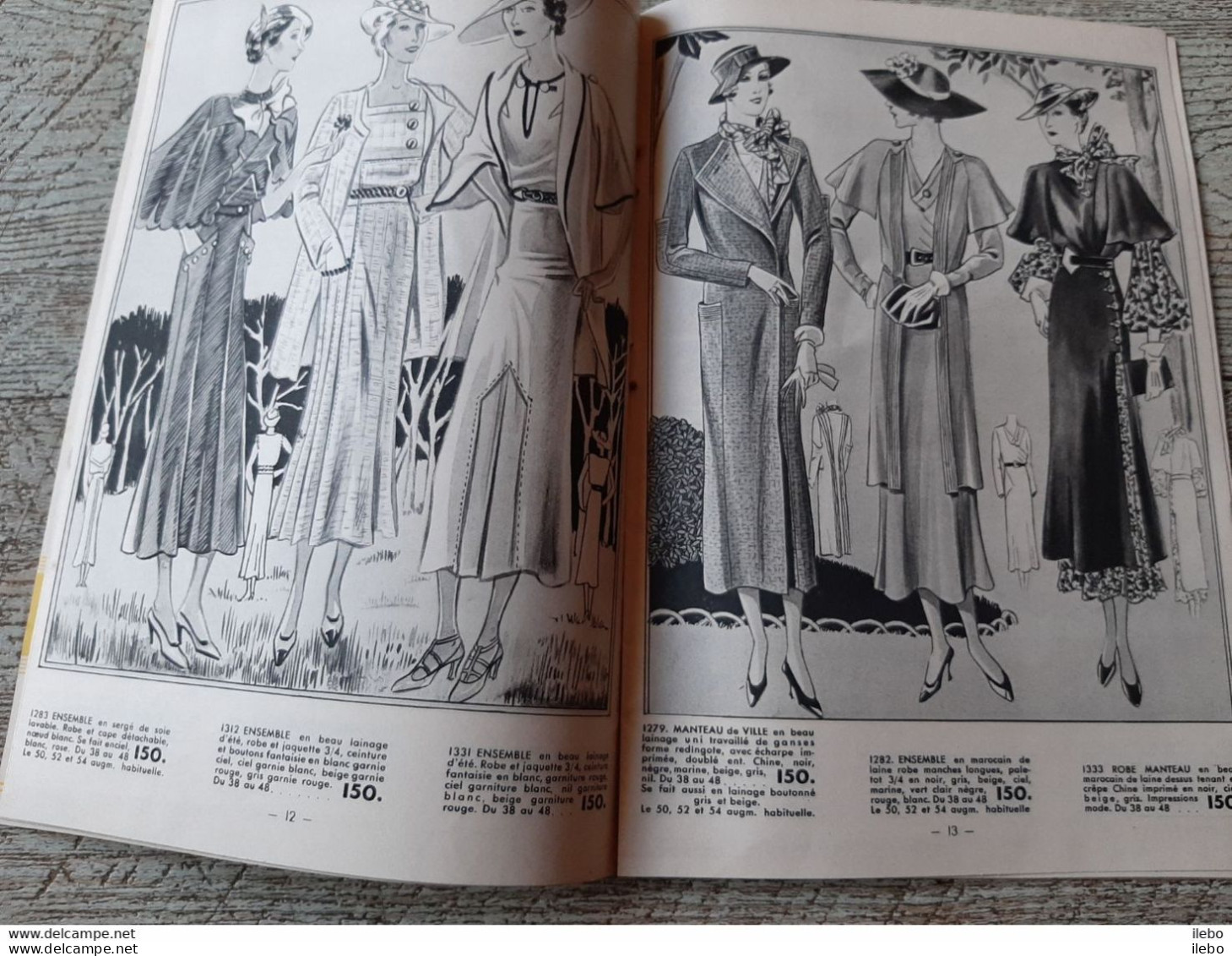 Catalogue Ancien Tout Main  Paris été 1934 Mode Femme Le Grand Couturier Des Champs élysées - Fashion