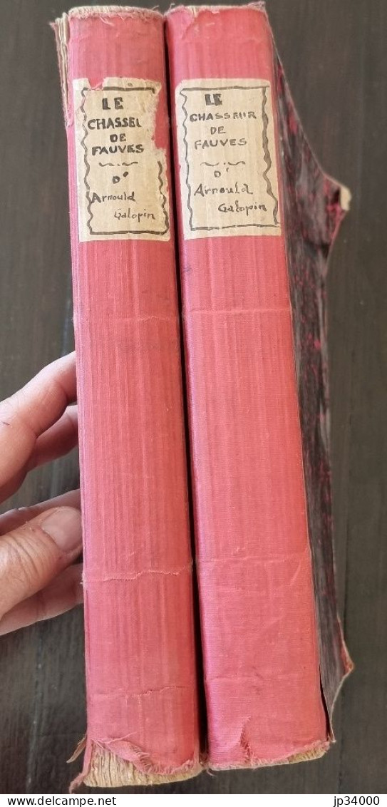 Arnould Galopin "Le Chasseur De Fauves", Complet 2 Volumes Reliés. (1933) 103 Numéros - Sonstige & Ohne Zuordnung