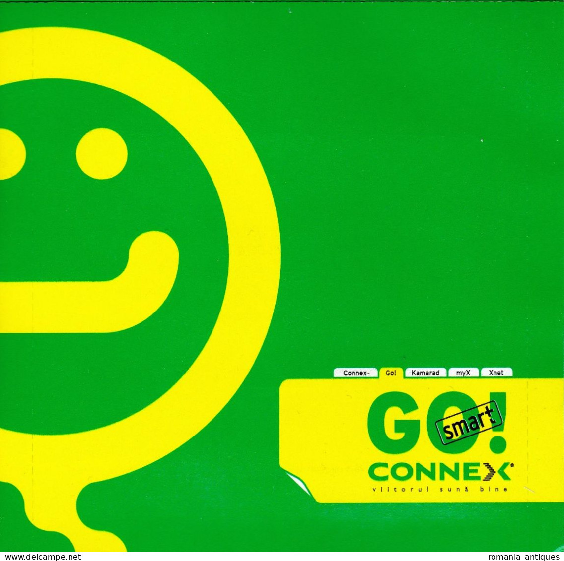 Romania, Connex Phonecard - GSM Sim Card, "Smart GO", 0722-9XX-XXX - MINT / SEALED / UNUSED (Original Envelope) - Roemenië