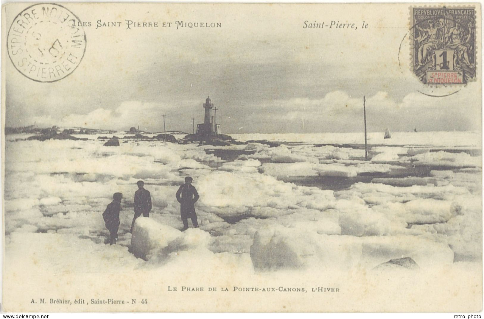 Cpa Saint Pierre Et Miquelon – Le Phare De La Pointe Aux Canons - Saint-Pierre-et-Miquelon