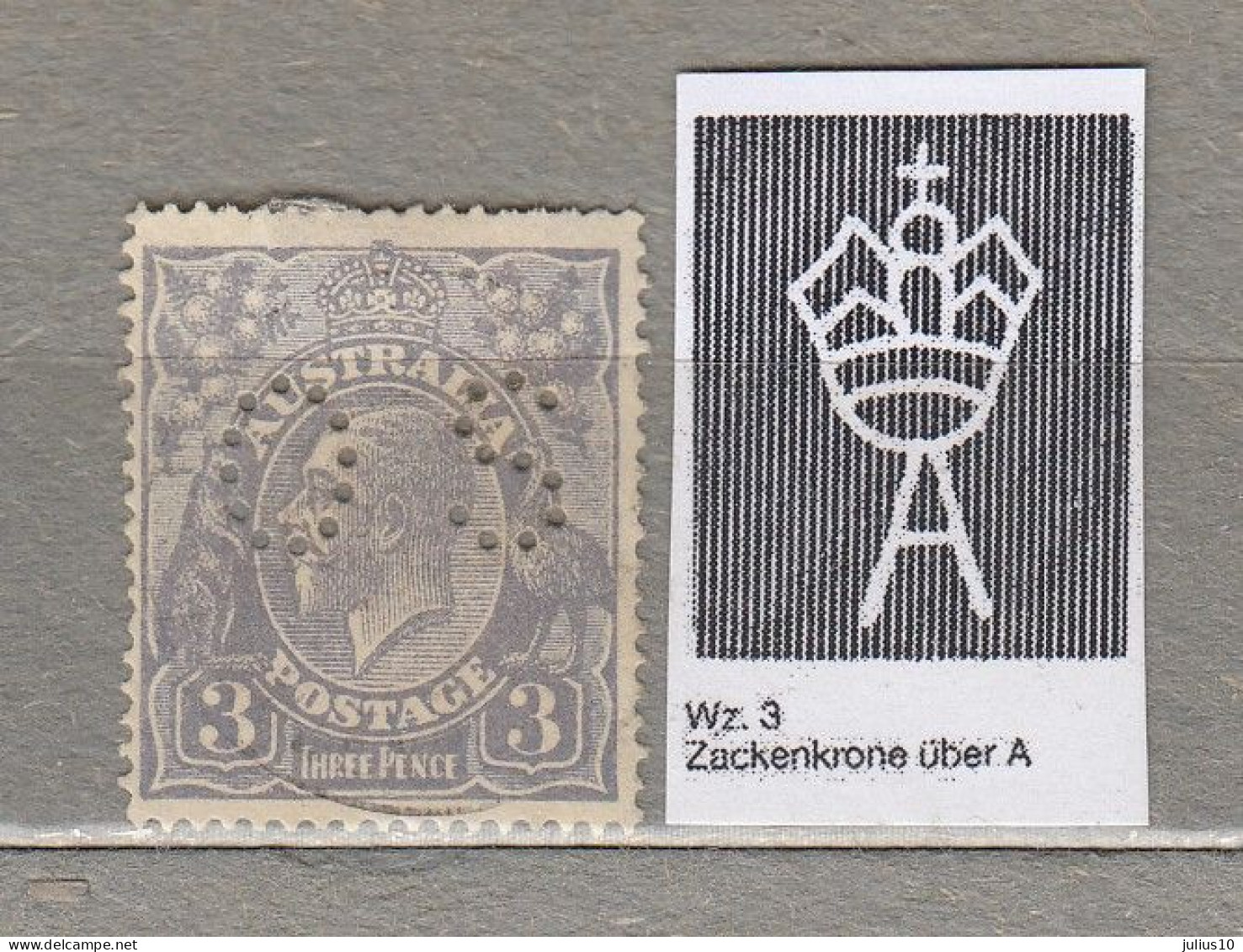 AUSTRALIA Service OS 1924 Used(o) Mi 55 #34416 - Dienstzegels